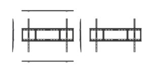 Uchwyt ścienny do monitorów interaktywnych