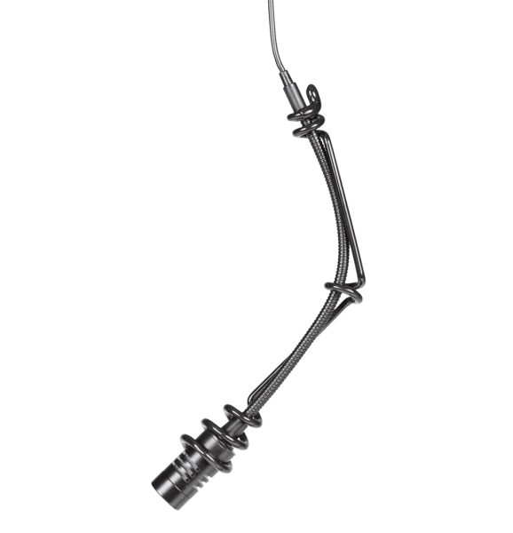 Wiszący mikrofon pojemnościowy AUDAC CMX382/B, czarny