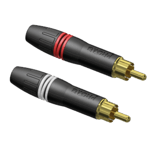 Złącze kablowe PROCAB PCR2M/BG, RCA