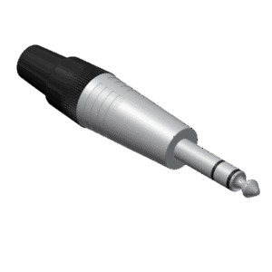 Złącze kablowe PROCAB VCJ3MX, jack 6,3mm (M) stereo