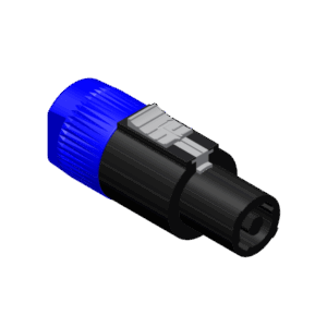 Złącze kablowe PROCAB VCL4FC-P, 4-pin głośnikowe (F), 15 szt.