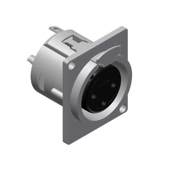 Złącze panelowe  PROCAB VC3FDL, 3-pin XLR (F)