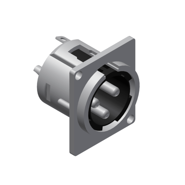 Złącze panelowe  PROCAB VC3MDL, 3-pin XLR (M)