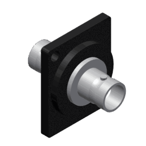 Złącze panelowe  PROCAB VCD30, Podwójne bnc (F)